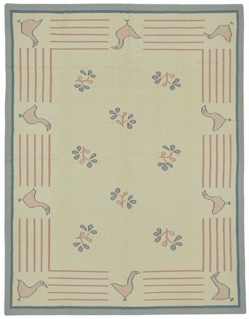 Scandinavian Rug 2.70 x 3.58 - Multicolor - SamaRugs