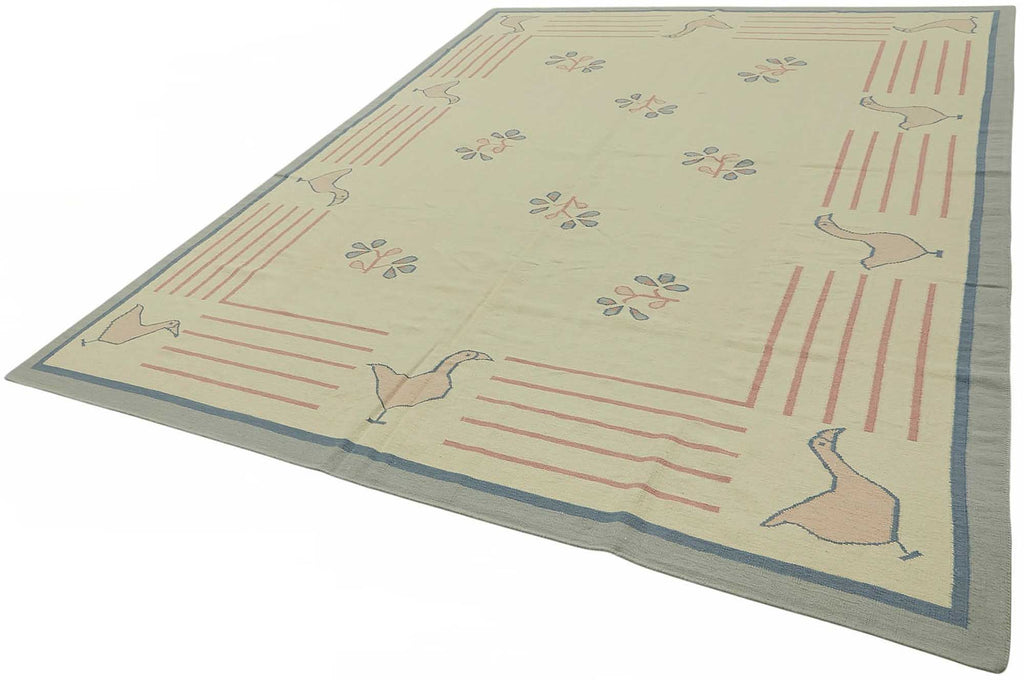 Scandinavian Rug 2.70 x 3.58 - Multicolor - SamaRugs