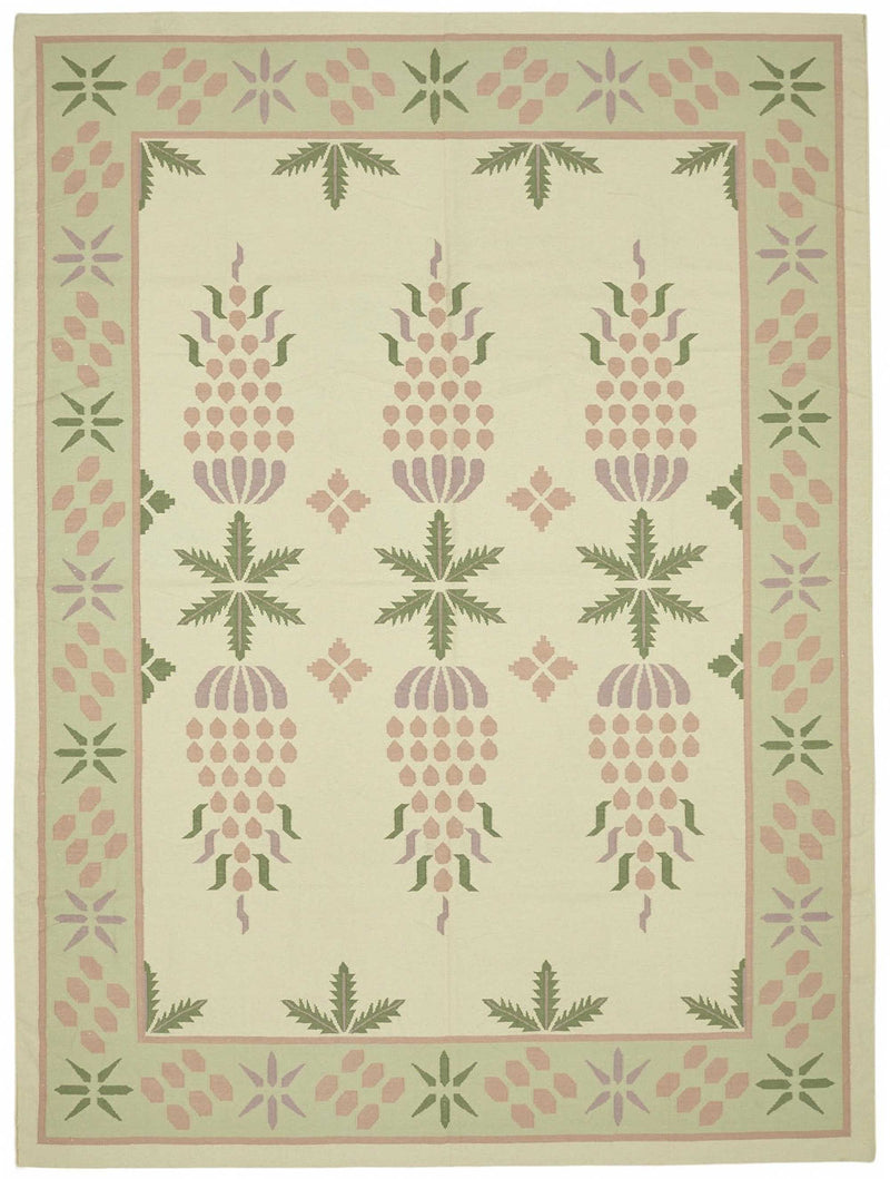 Scandinavian Rug 3.10 x 4.18 - Multicolor - SamaRugs