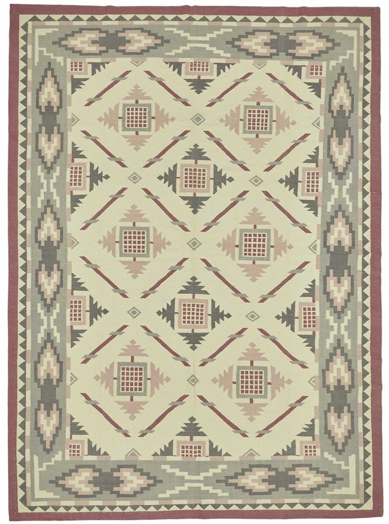 Scandinavian Rug 2.93 x 4.06 - Multicolor - SamaRugs