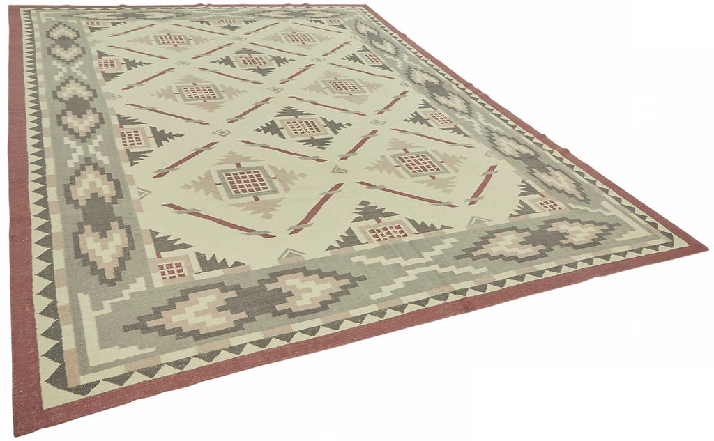 Scandinavian Rug 2.93 x 4.06 - Multicolor - SamaRugs