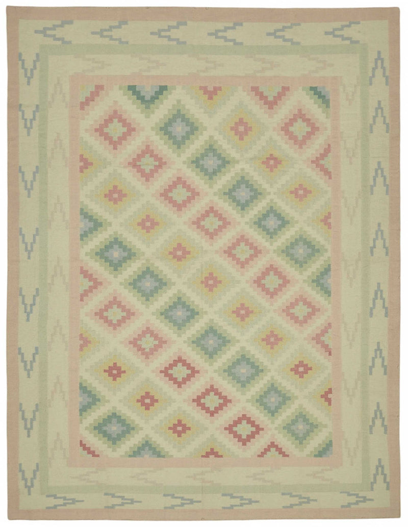 Scandinavian Rug 2.56 x 3.43 - Multicolor - SamaRugs