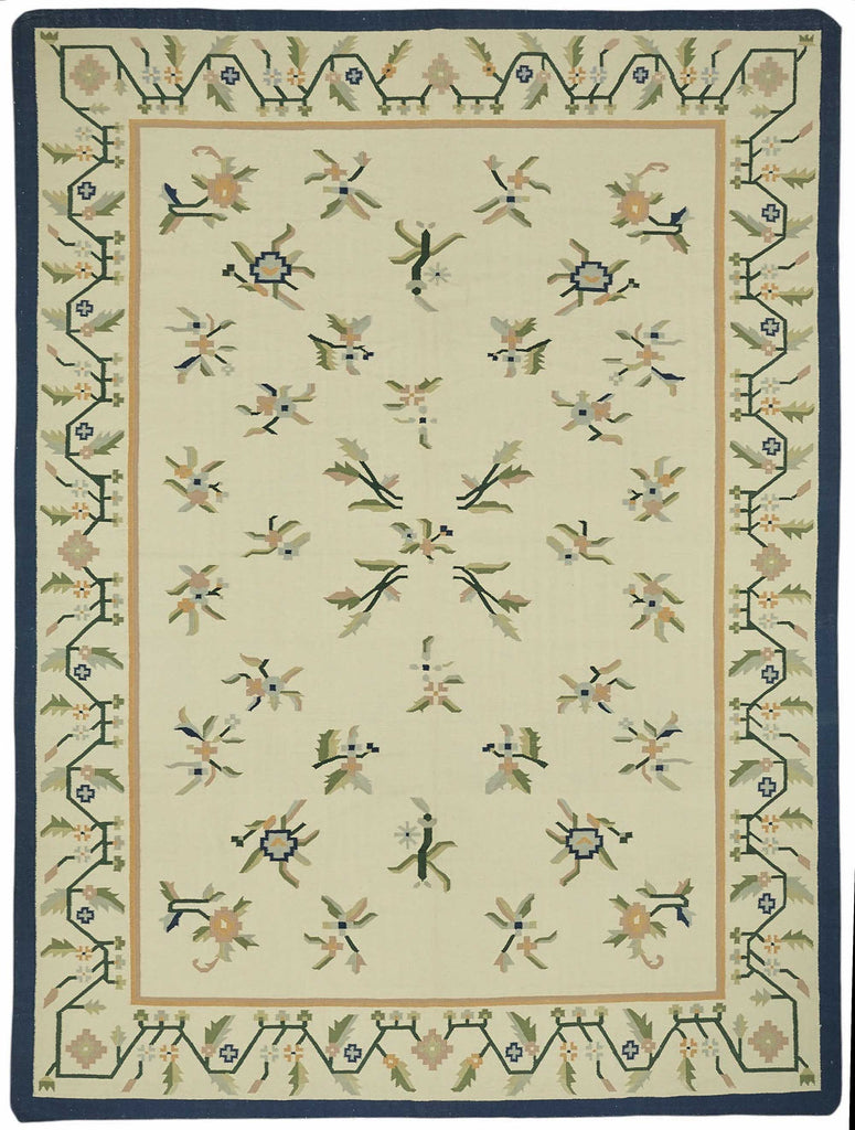 Scandinavian Rug 3.02 x 4.12 - Beige - SamaRugs
