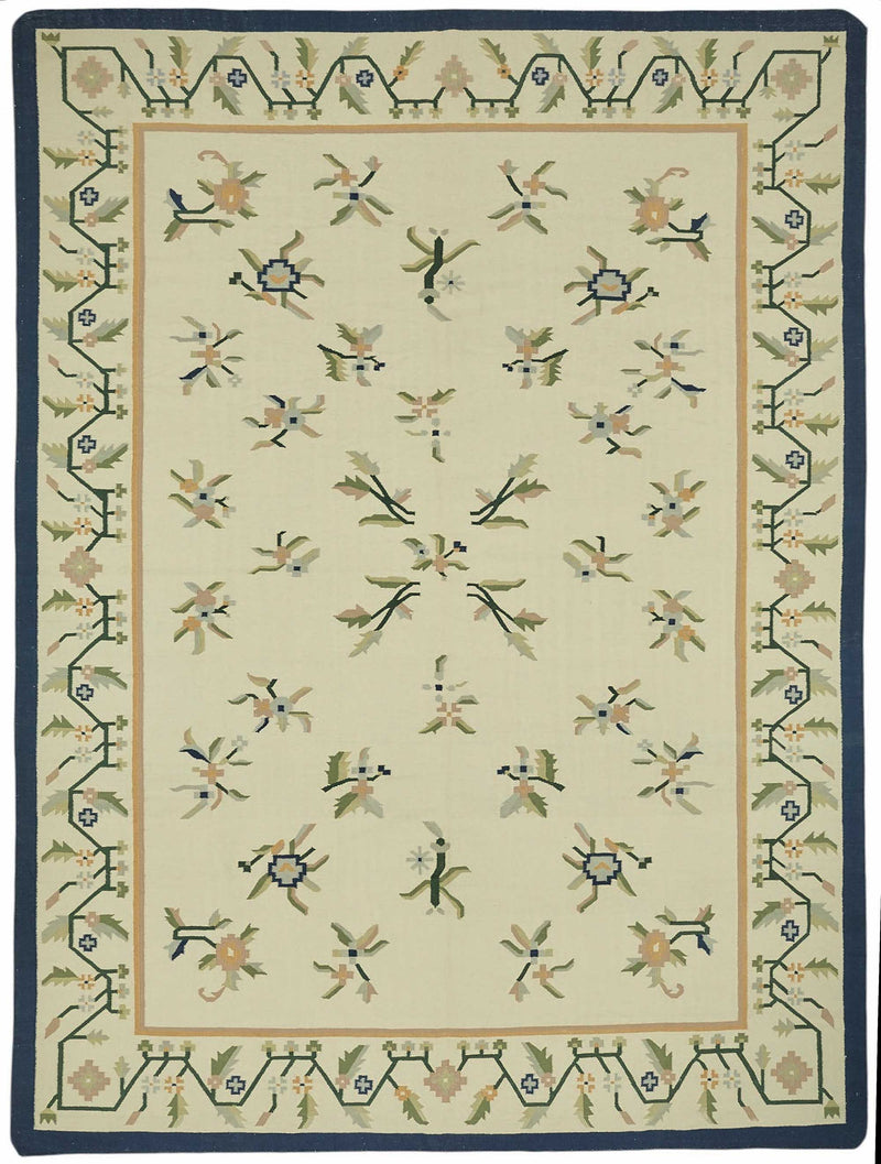 Scandinavian Rug 3.02 x 4.12 - Beige - SamaRugs