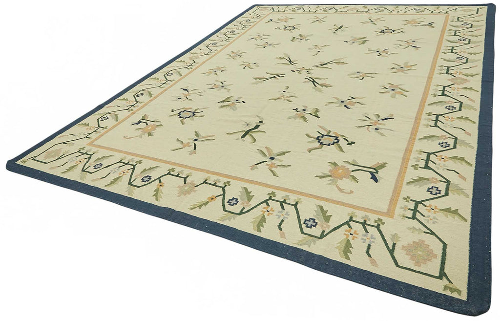 Scandinavian Rug 3.02 x 4.12 - Beige - SamaRugs