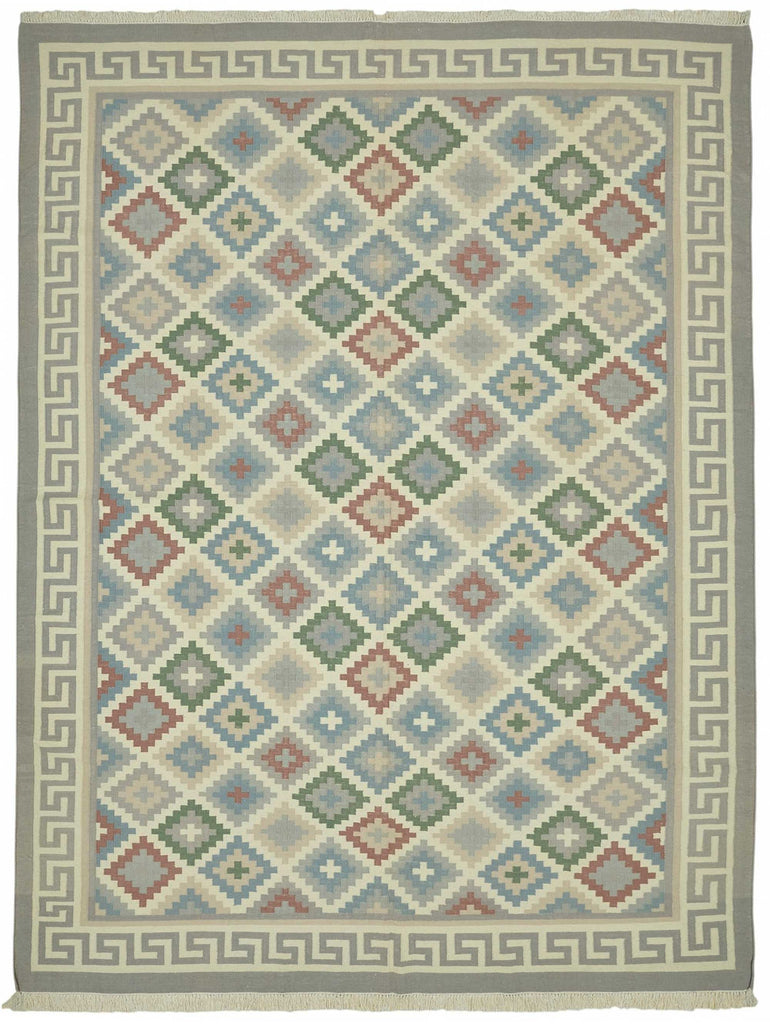 Scandinavian Rug 3.10 x 4.17 - Multicolor - SamaRugs
