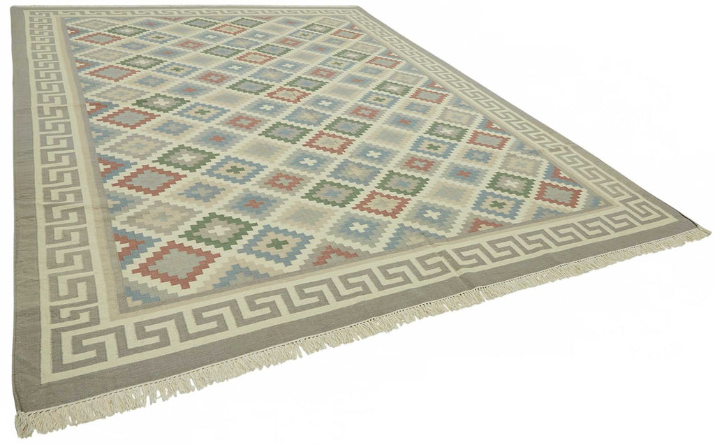 Scandinavian Rug 3.10 x 4.17 - Multicolor - SamaRugs