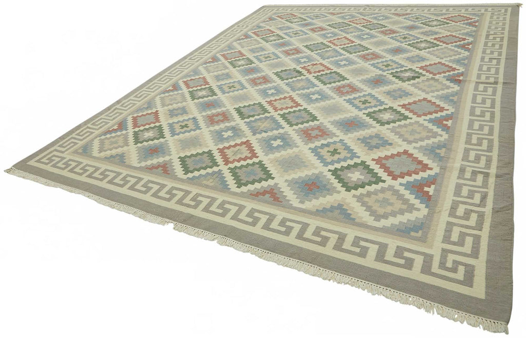 Scandinavian Rug 3.10 x 4.17 - Multicolor - SamaRugs