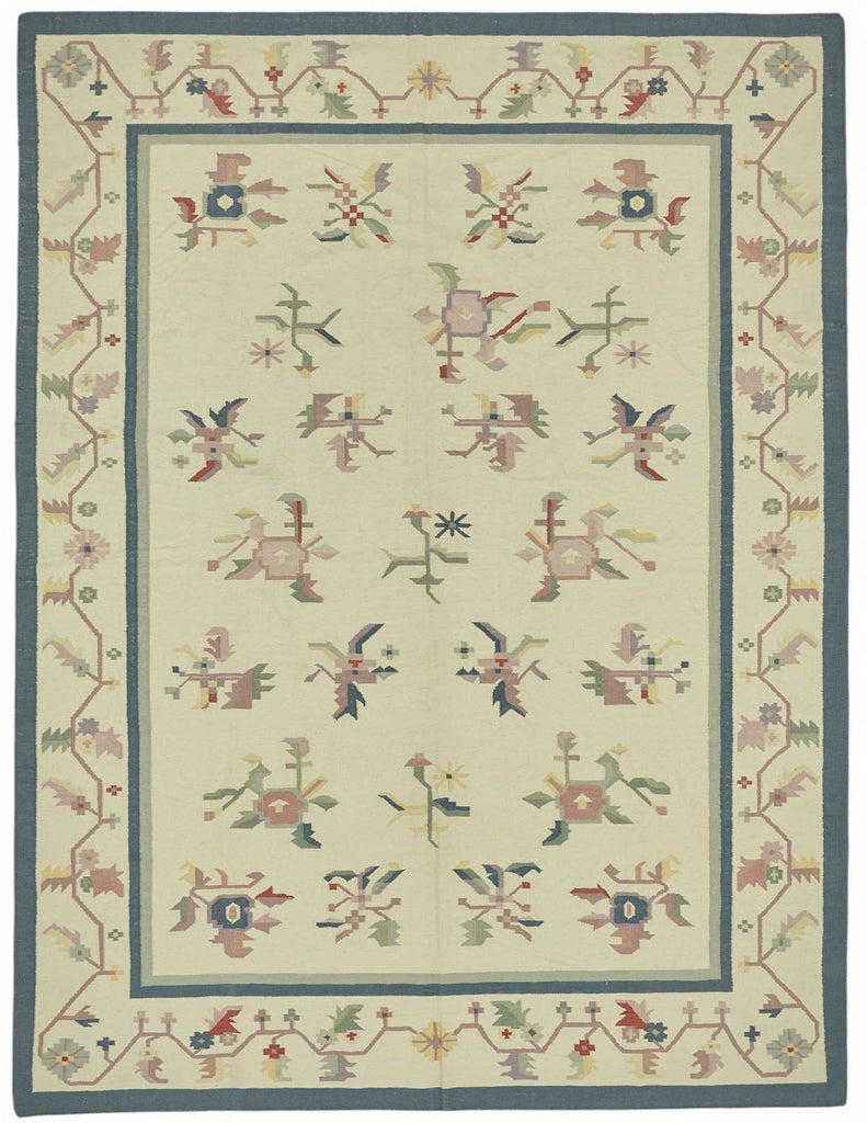 Scandinavian Rug 2.71 x 3.58 - Beige - SamaRugs