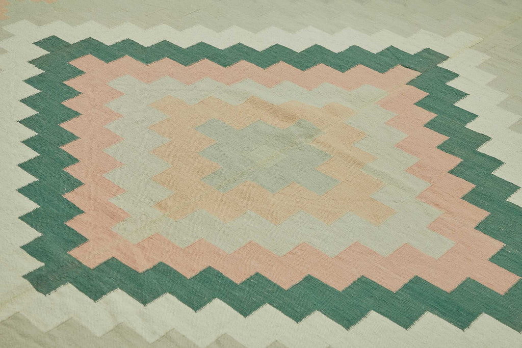 Scandinavian Rug 3.03 x 4.11 - Green - SamaRugs