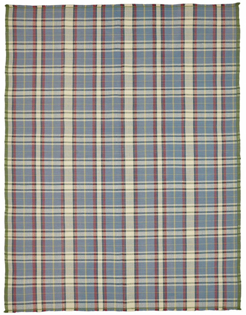Scandinavian Rug 2.64 x 3.46 - Blue