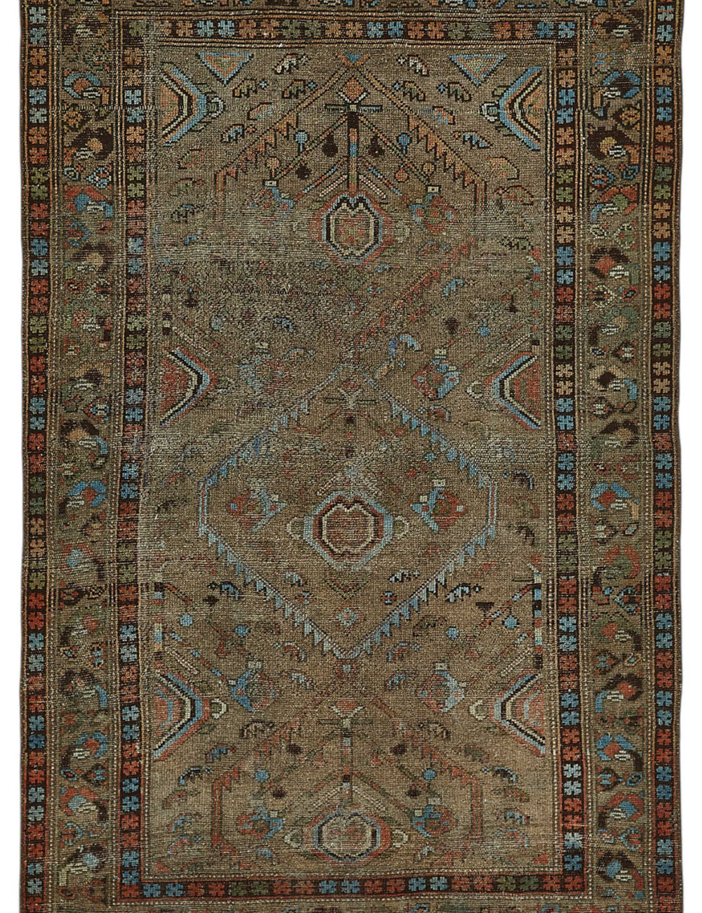 Persian Antique Rug 1.18 x 1.75 - Brown