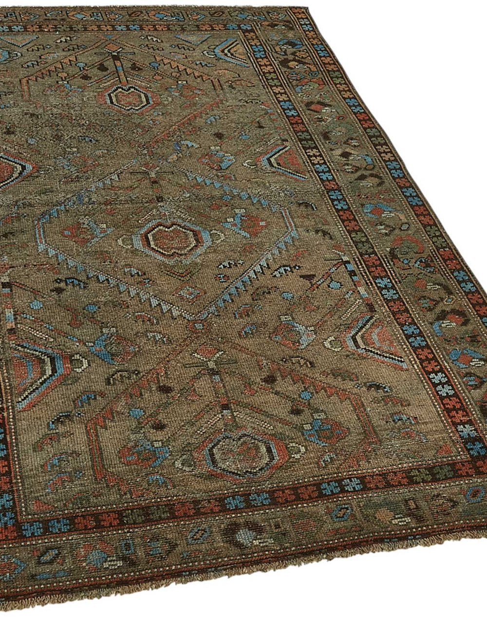 Persian Antique Rug 1.18 x 1.75 - Brown