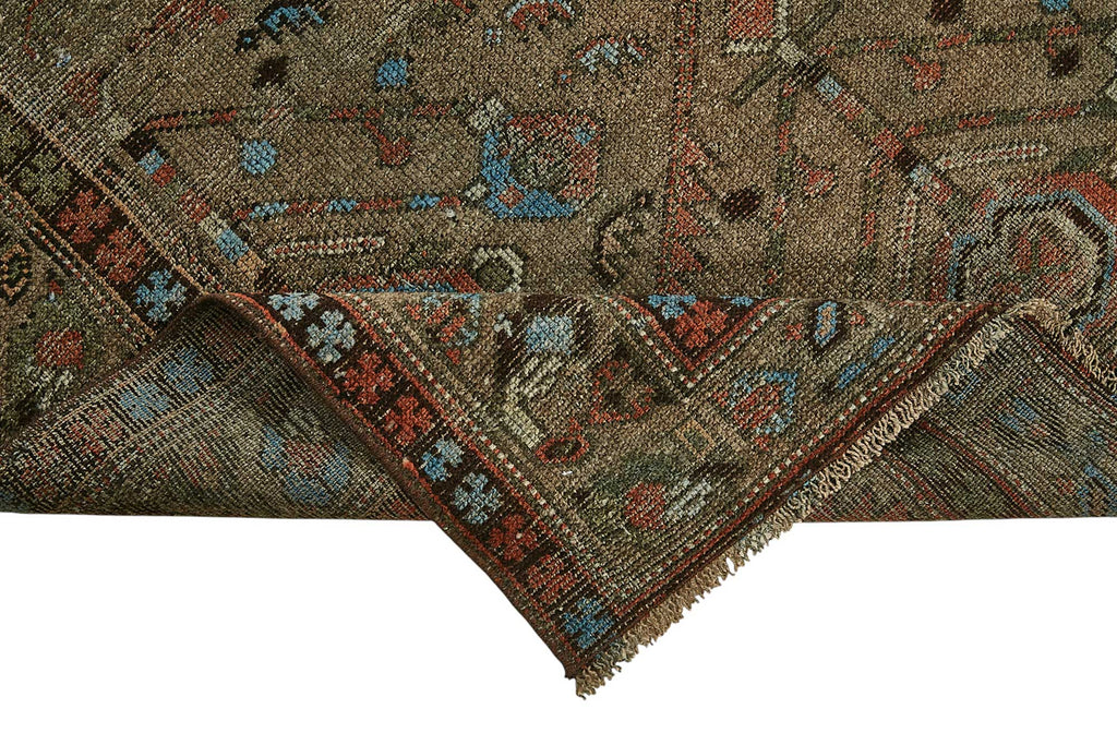 Persian Antique Rug 1.18 x 1.75 - Brown - SamaRugs