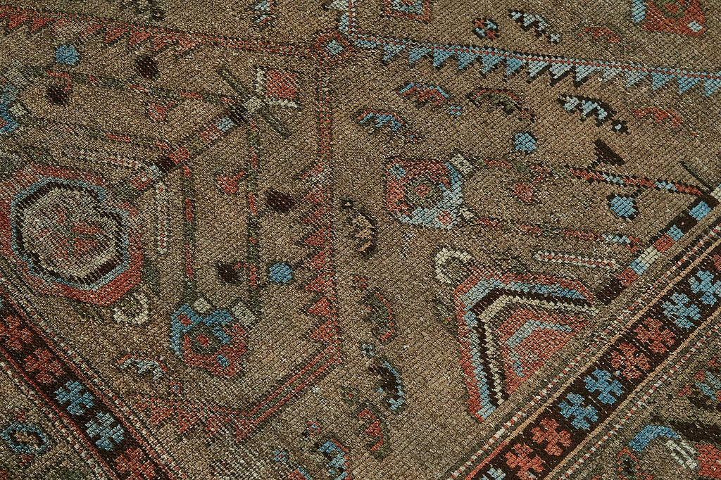 Persian Antique Rug 1.18 x 1.75 - Brown - SamaRugs
