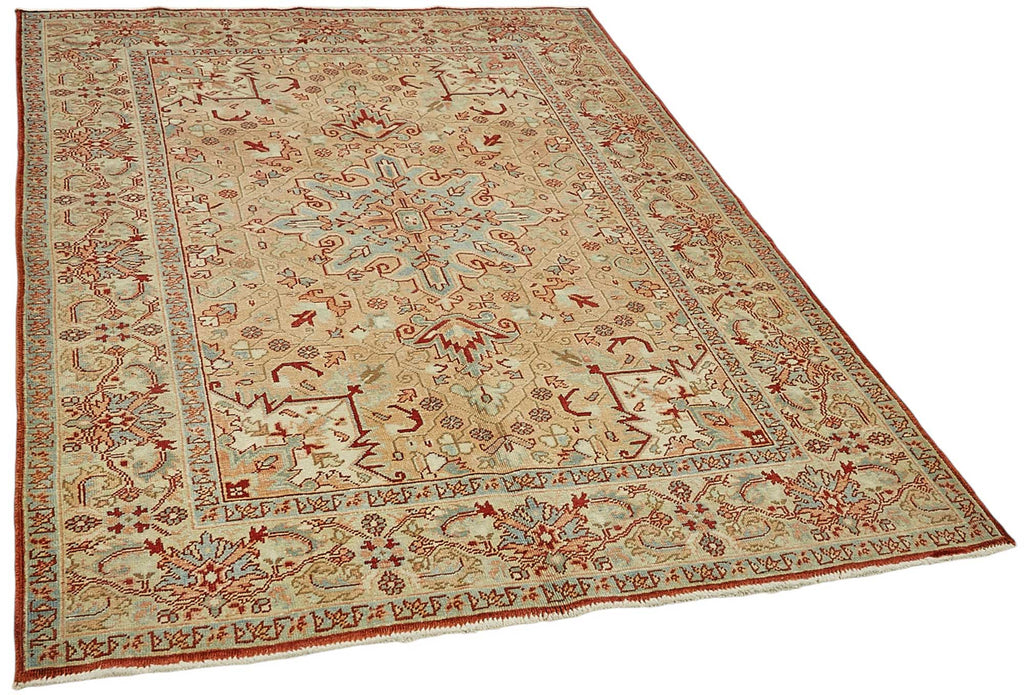 Persian Antique Rug 1.43 x 1.90 - Beige - SamaRugs