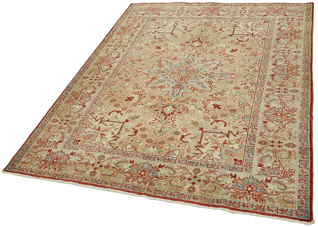 Persian Antique Rug 1.43 x 1.90 - Beige - SamaRugs