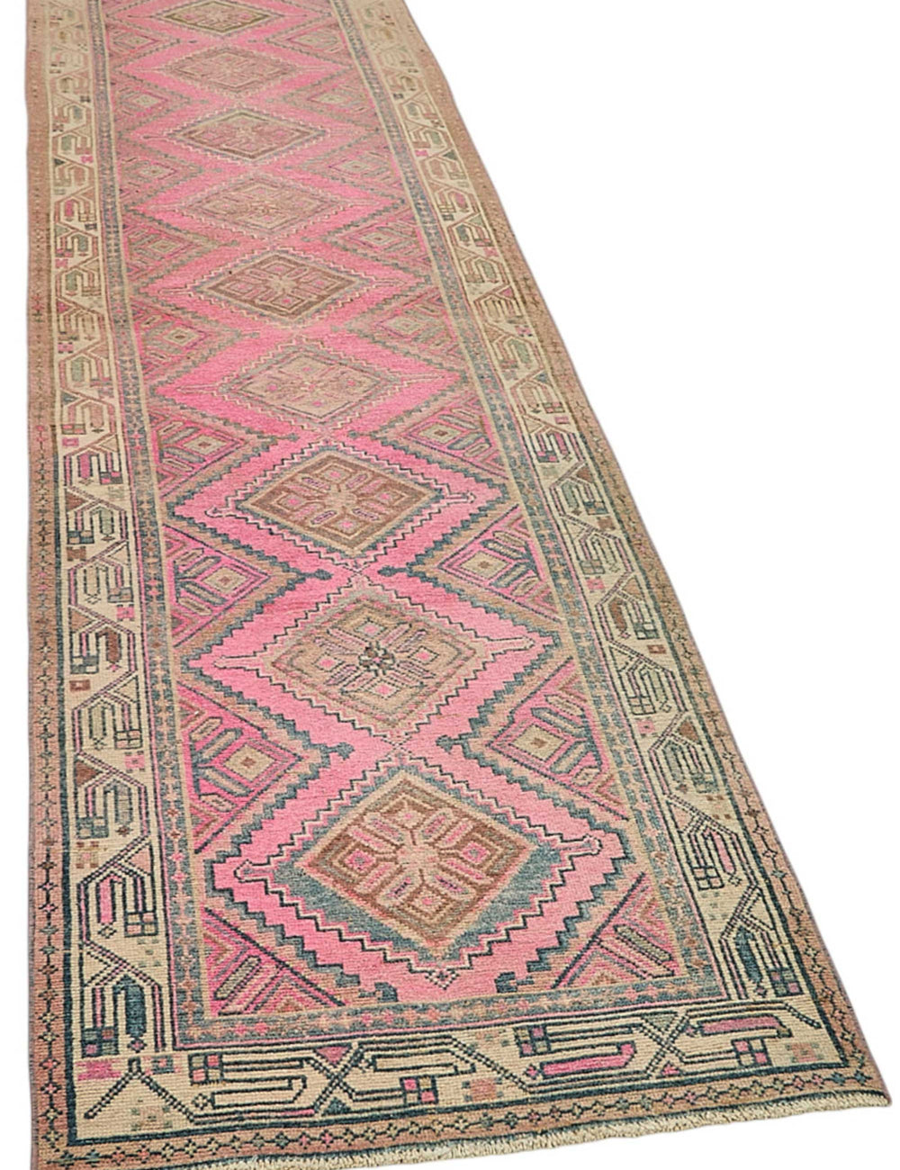 Persian Antique Rug 0.79 x 2.90 - Pink