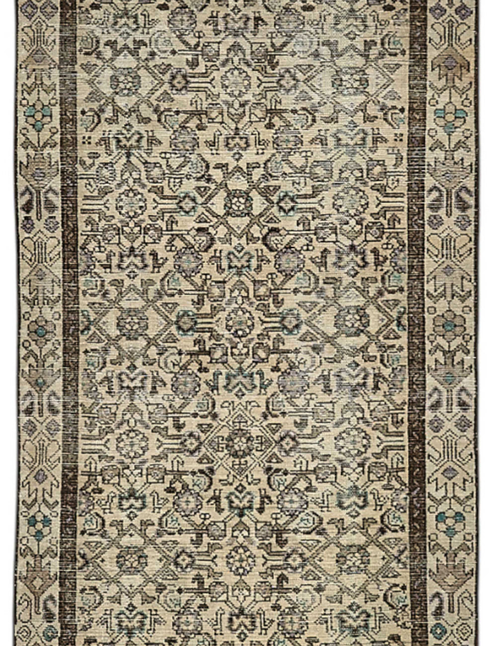 Persian Antique Rug 1.03 x 4.10 - Beige
