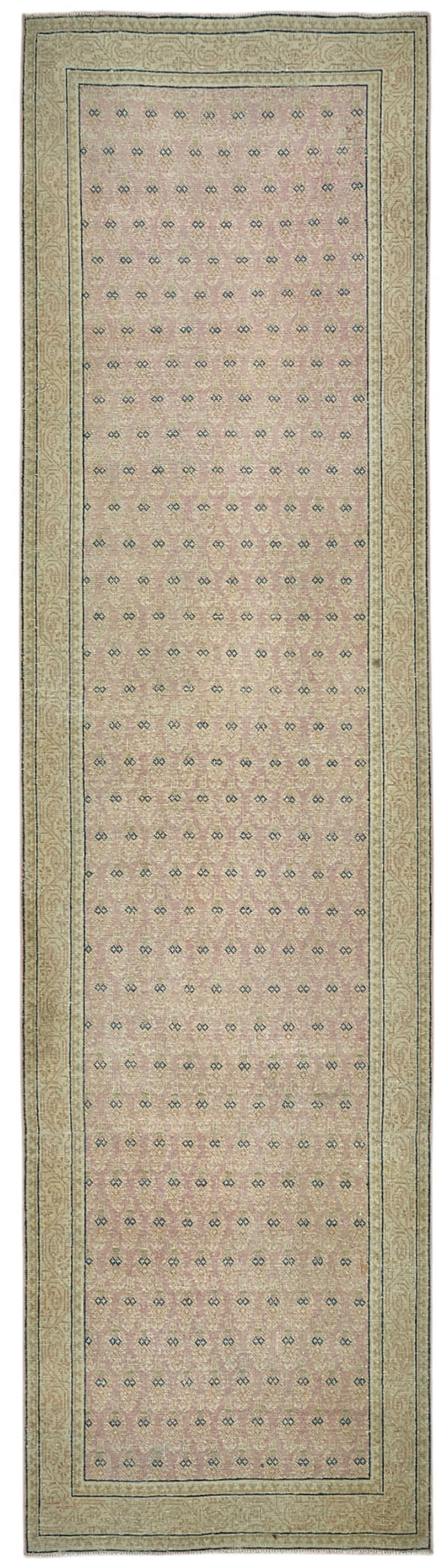 Persian Antique Rug 0.95 x 3.60 - Beige