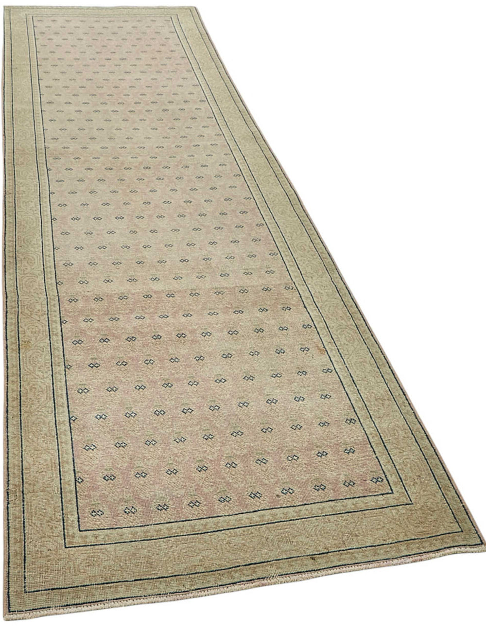 Persian Antique Rug 0.95 x 3.60 - Beige