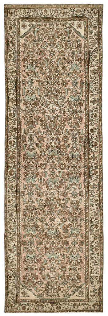 Persian Antique Rug 1.12 x 3.60 - Beige - SamaRugs