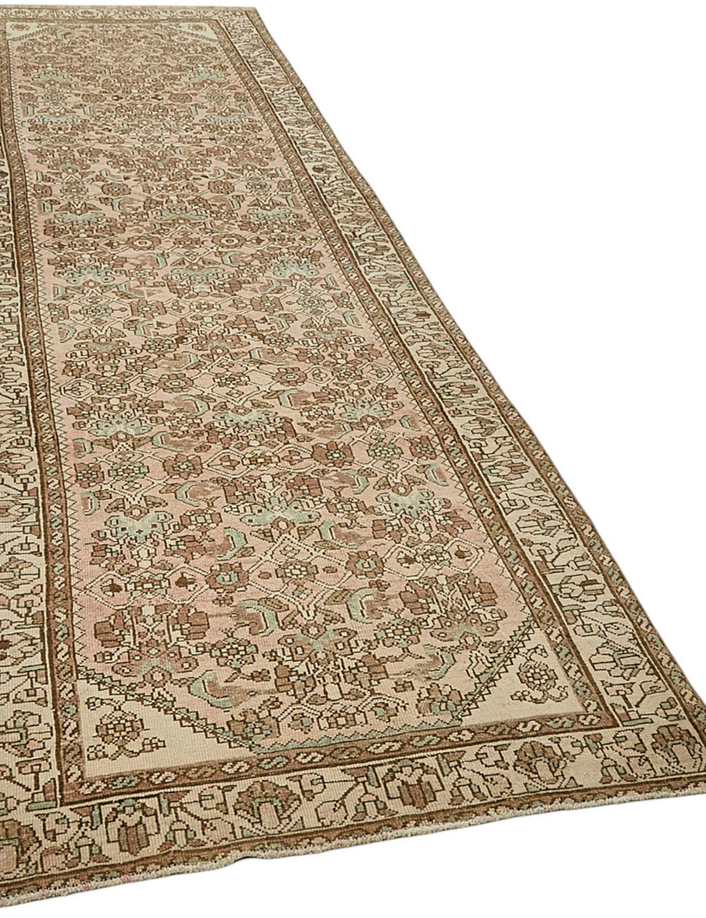 Persian Antique Rug 1.12 x 3.60 - Beige