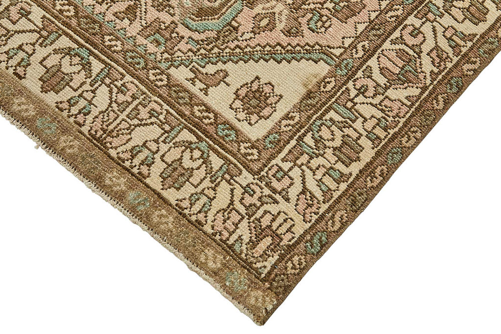 Persian Antique Rug 1.12 x 3.60 - Beige - SamaRugs