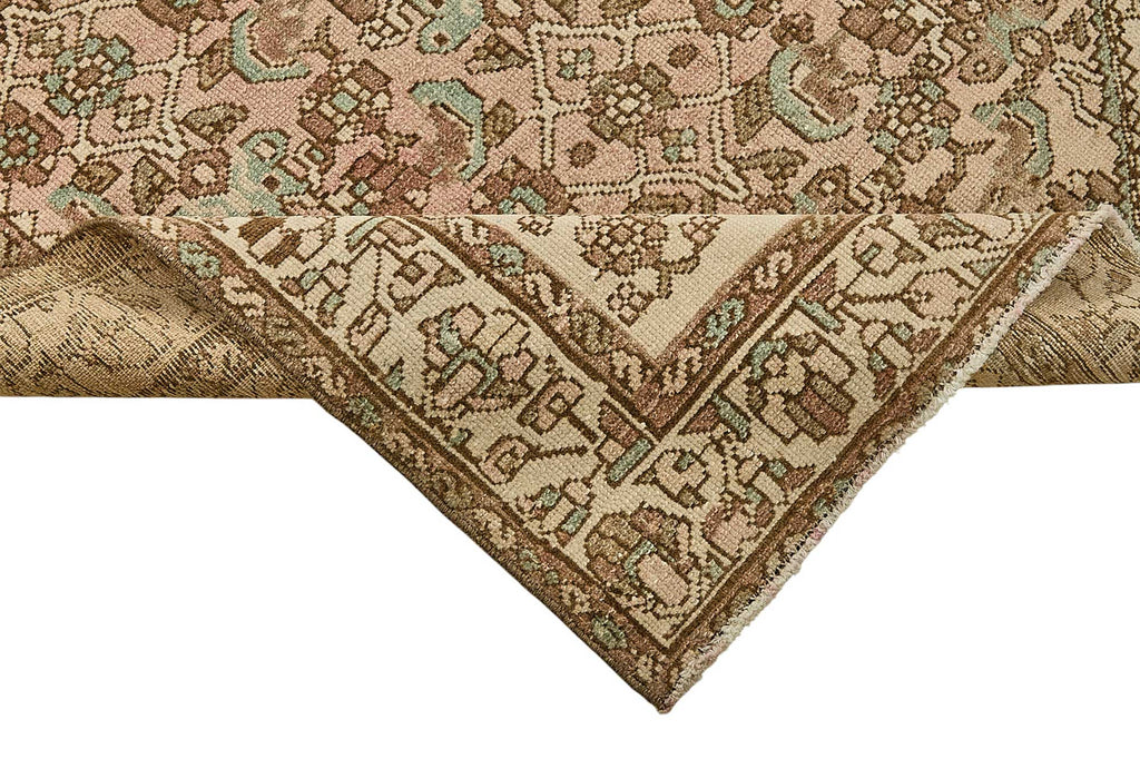 Persian Antique Rug 1.12 x 3.60 - Beige - SamaRugs
