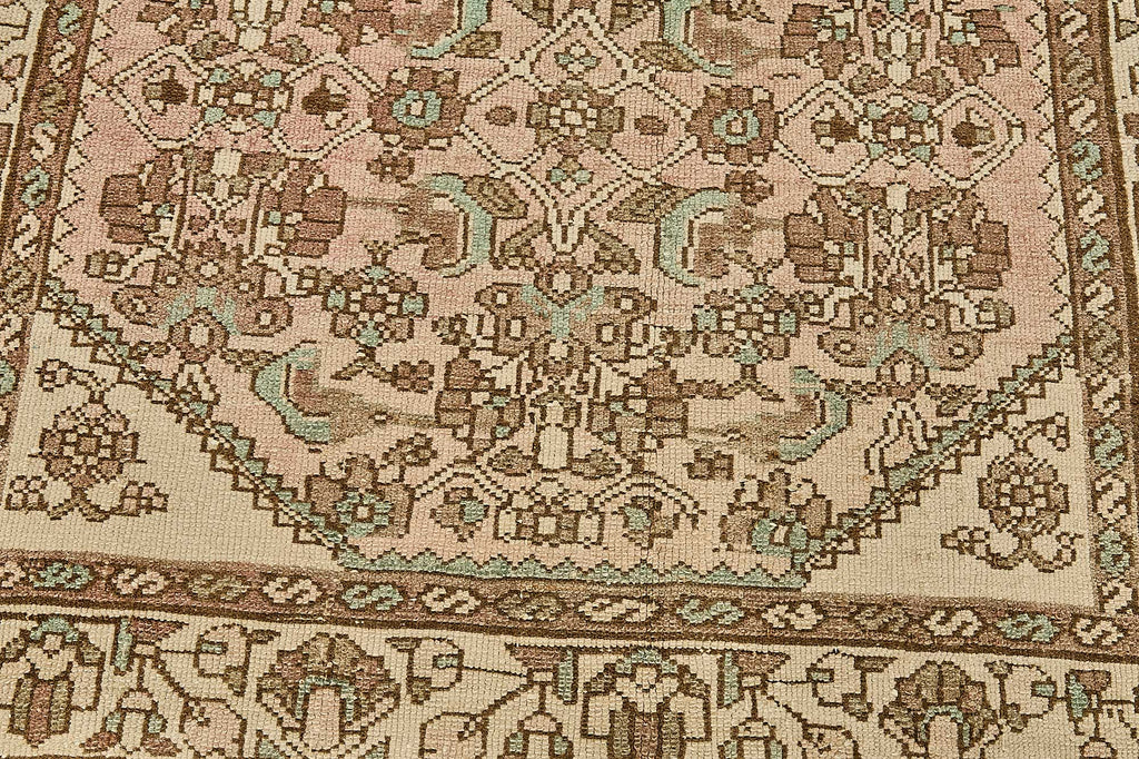 Persian Antique Rug 1.12 x 3.60 - Beige - SamaRugs