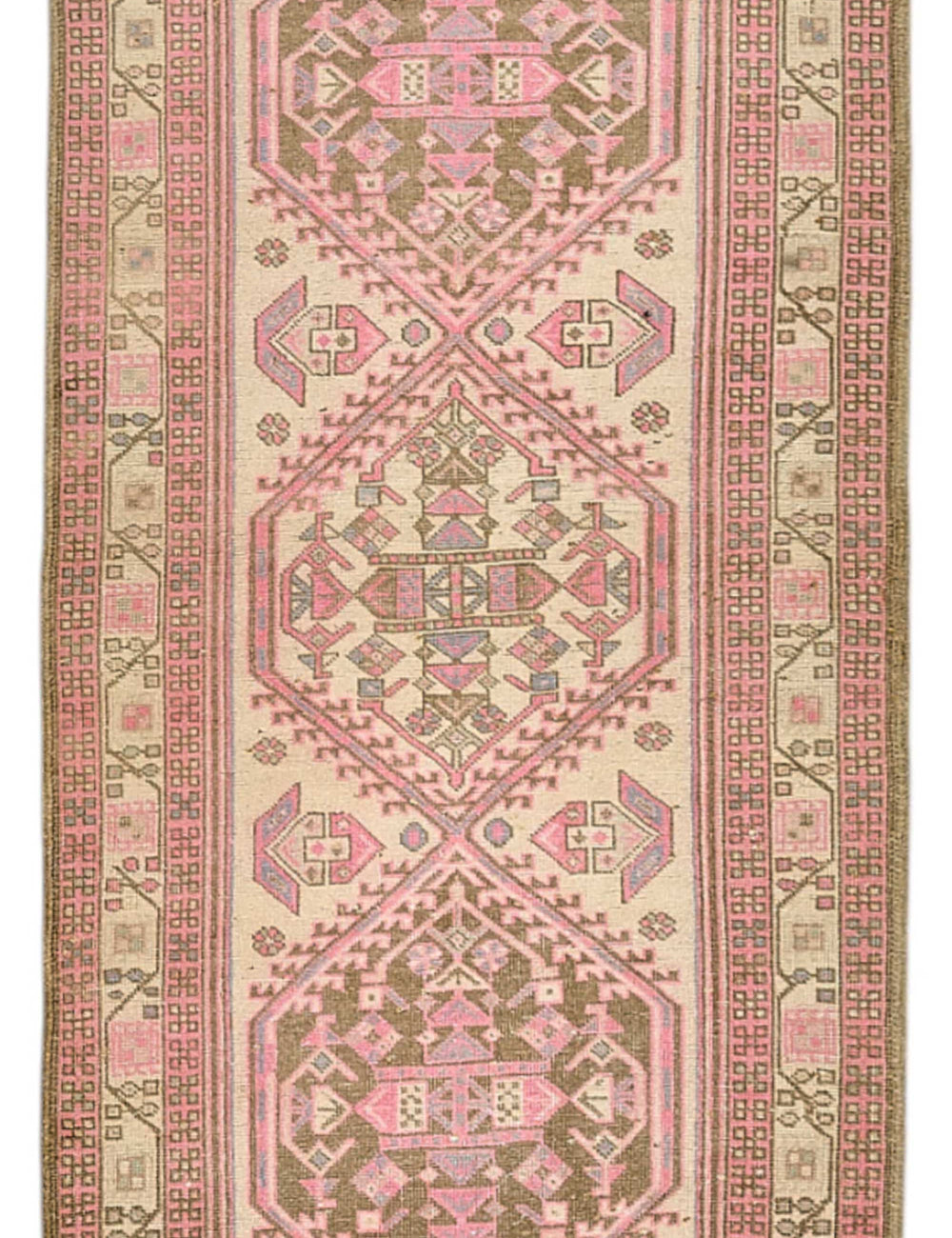 Persian Antique Rug 0.78 x 2.93 - Beige