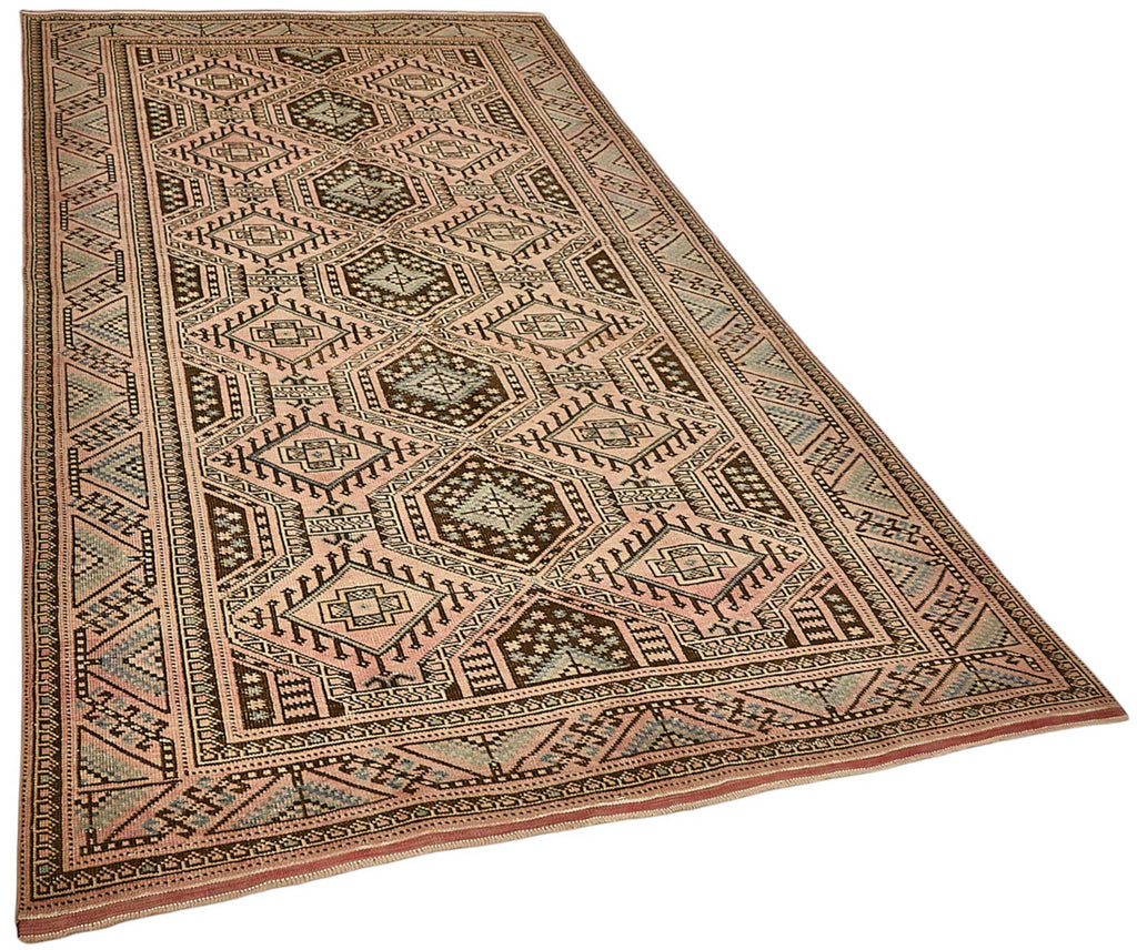 Persian Antique Rug 1.53 x 2.87 - Beige - SamaRugs