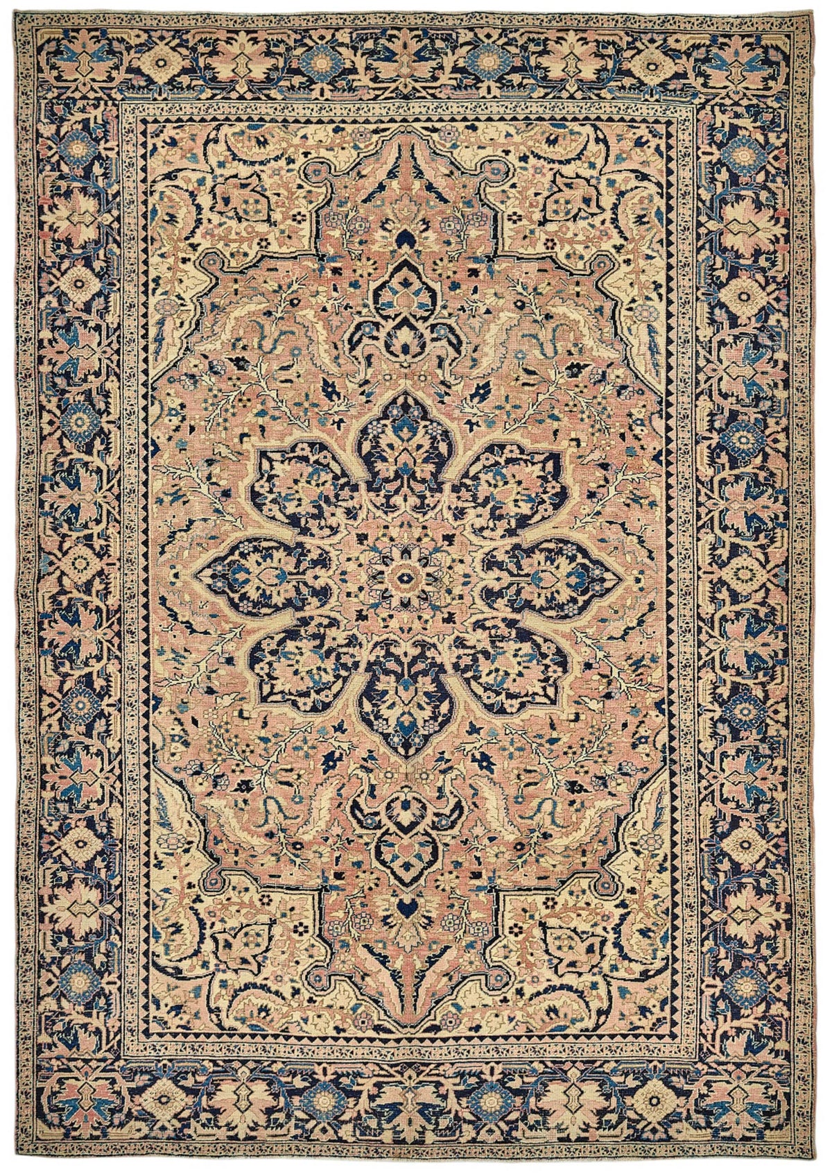 Persian Antique Rug 2.50 x 3.51 - Beige
