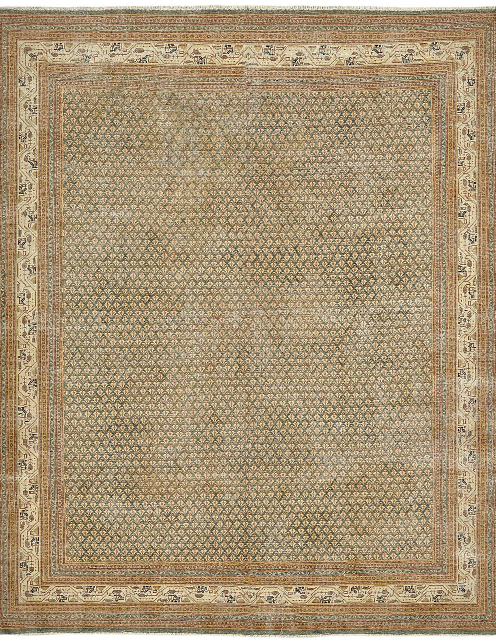 Persian Antique Rug 2.38 x 2.94 - Beige