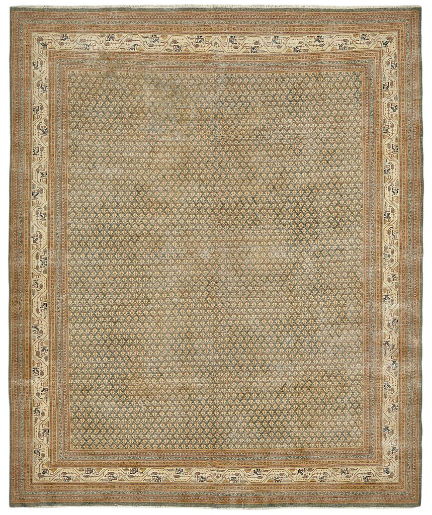 Persian Antique Rug 2.38 x 2.94 - Beige - SamaRugs
