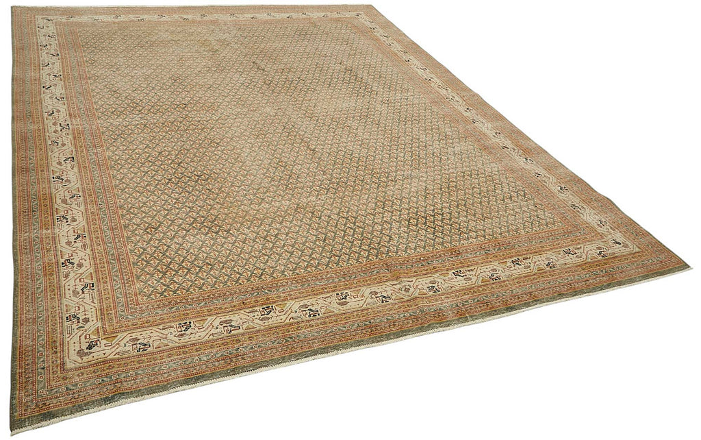 Persian Antique Rug 2.38 x 2.94 - Beige - SamaRugs