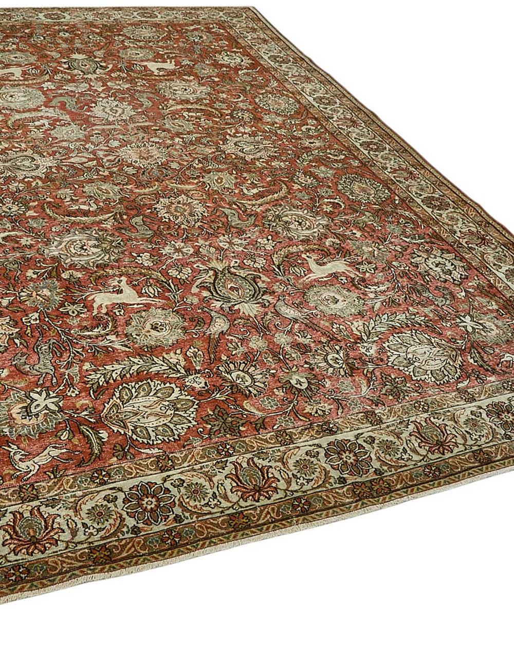 Persian Antique Rug 2.32 x 3.45 - Beige