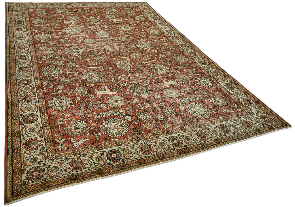 Persian Antique Rug 2.32 x 3.45 - Beige - SamaRugs