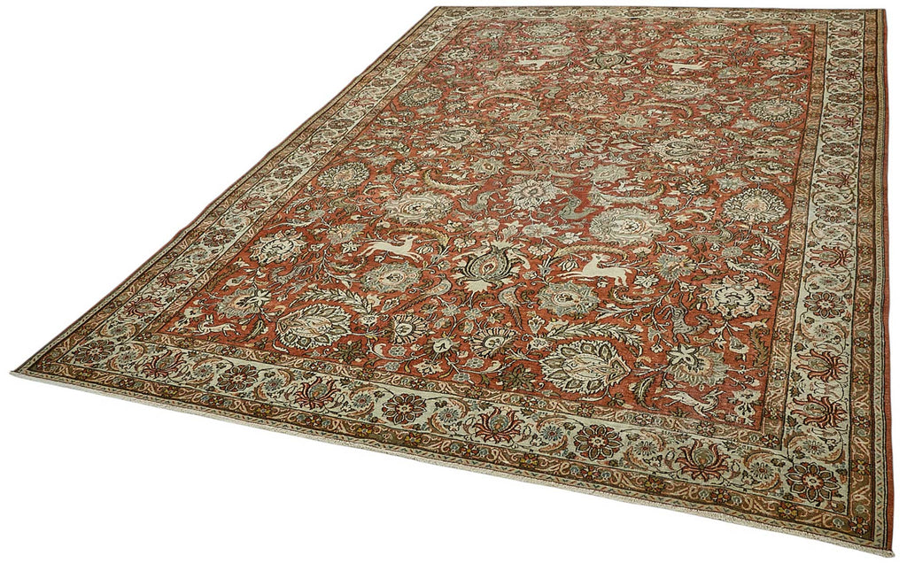 Persian Antique Rug 2.32 x 3.45 - Beige - SamaRugs