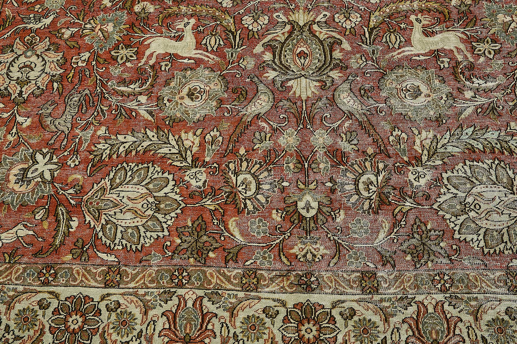 Persian Antique Rug 2.32 x 3.45 - Beige - SamaRugs