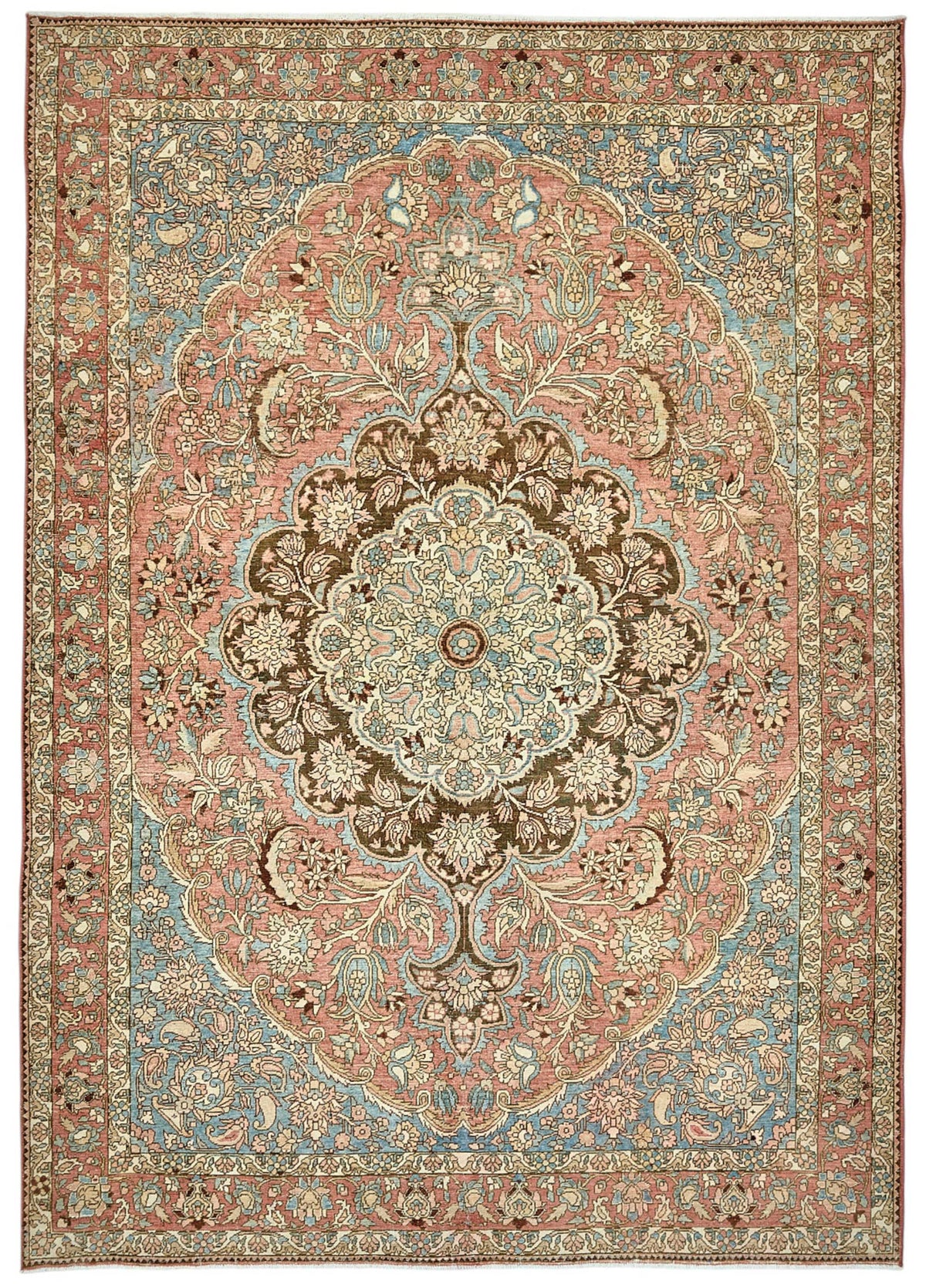Persian Antique Rug 2.14 x 3.00 - Beige
