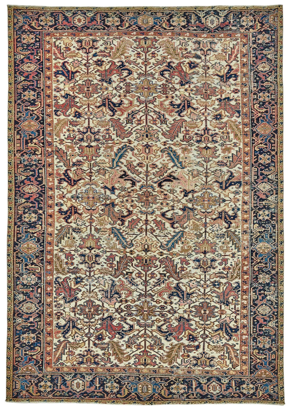 Persian Antique Rug 2.35 x 3.35 - Beige