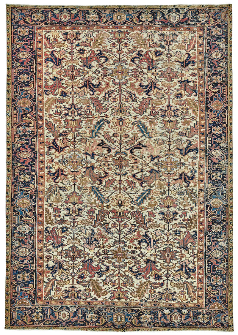 Persian Antique Rug 2.35 x 3.35 - Beige - SamaRugs