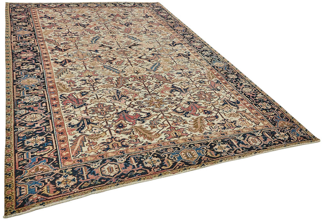 Persian Antique Rug 2.35 x 3.35 - Beige - SamaRugs