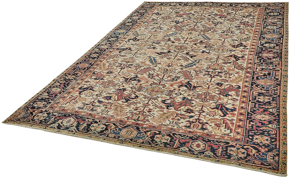 Persian Antique Rug 2.35 x 3.35 - Beige - SamaRugs