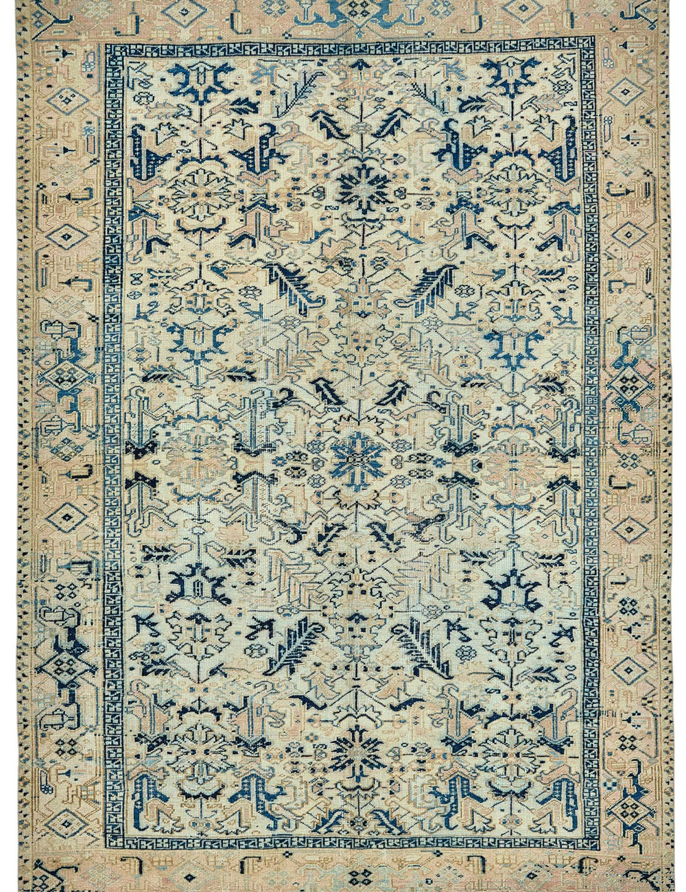 Persian Antique Rug 2.17 x 3.14 - Beige