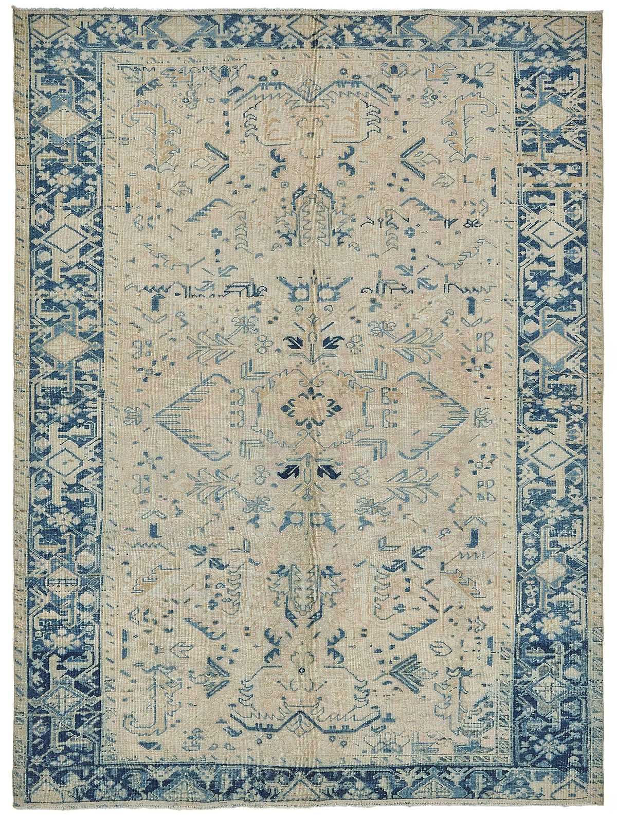 Persian Antique Rug 2.36 x 3.06 - Beige