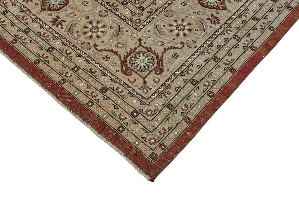 Persian Antique Rug 3.04 x 4.26 - Beige - SamaRugs