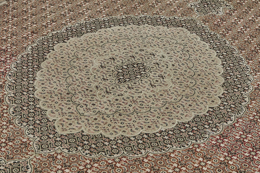 Persian Antique Rug 3.04 x 4.26 - Beige - SamaRugs