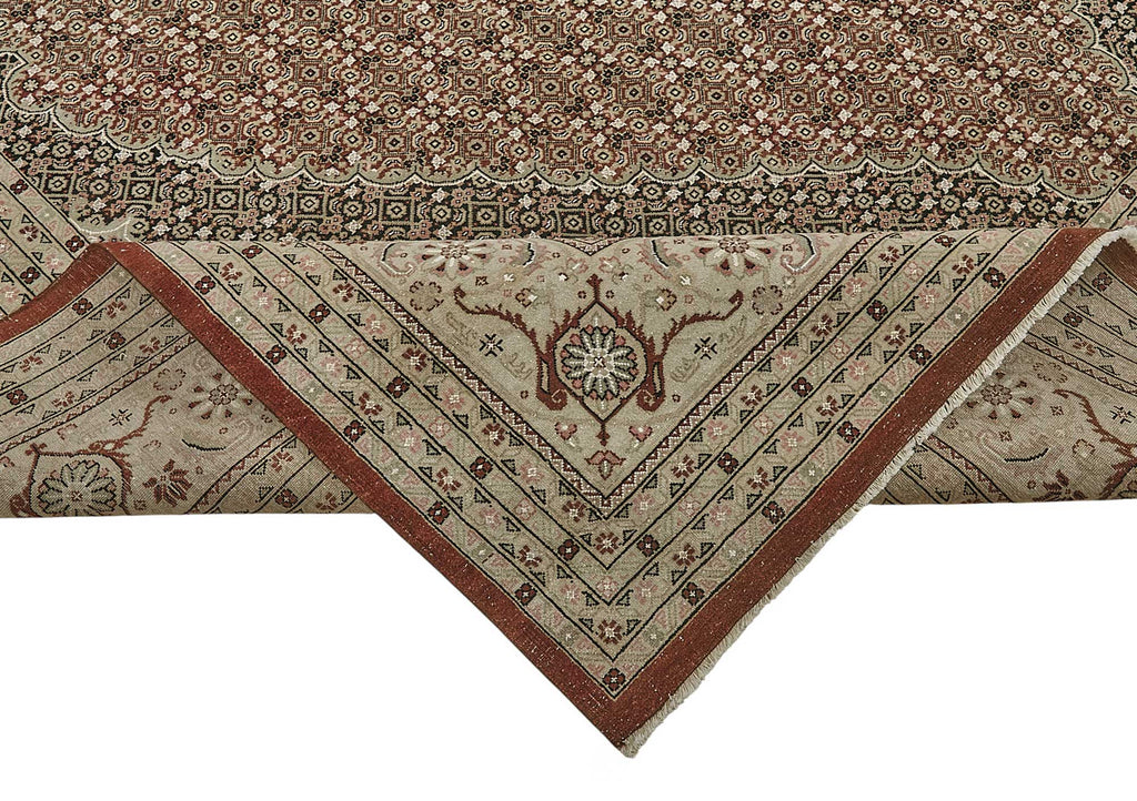 Persian Antique Rug 3.04 x 4.26 - Beige - SamaRugs